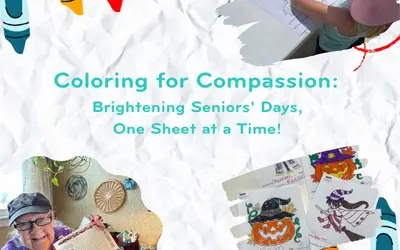 Coloring for Compassion: Brightening Seniors’ Days, One Sheet at a Time!